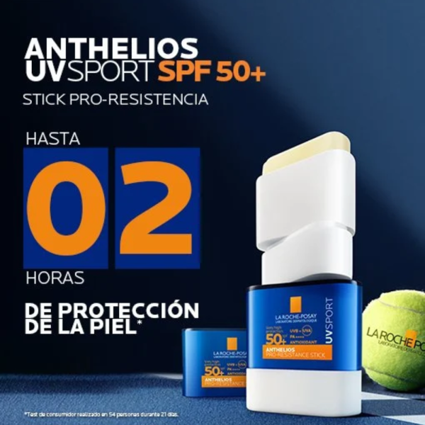 Anthelios UV Sport Pro-Resistance Protector Solar Stick SPF50+,10 ml. - La Roche Posay