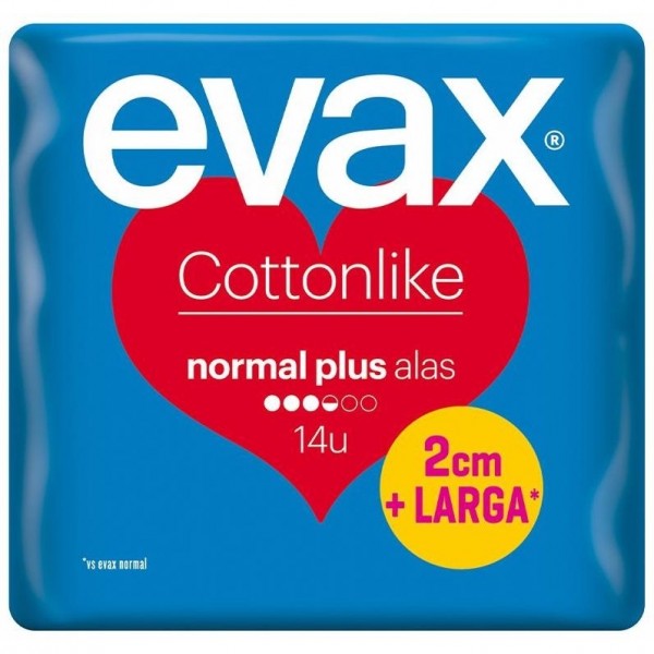 Cottonlike Compresas Normal Plus Alas 14 U