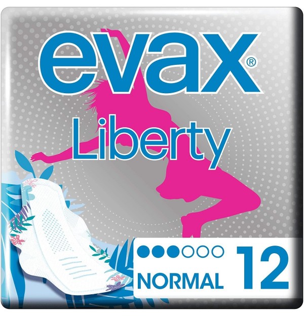 Compresas Higienicas Femeninas - Evax Liberty (Normal Con Alas 14 Compresas)
