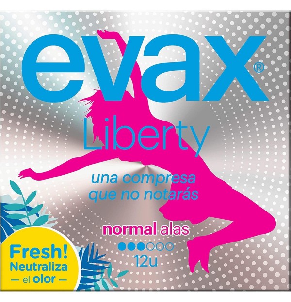 Compresas Higienicas Femeninas - Evax Liberty (Normal Con Alas 14 Compresas)