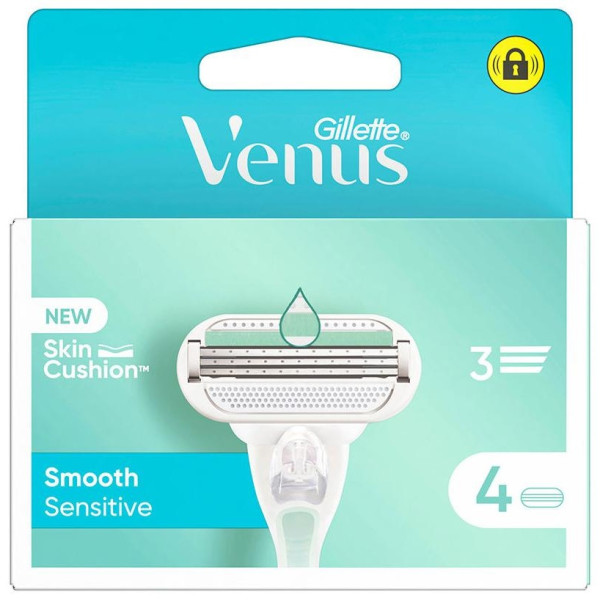 Venus Smooth Sensitive Cargador 4 Recambios 2