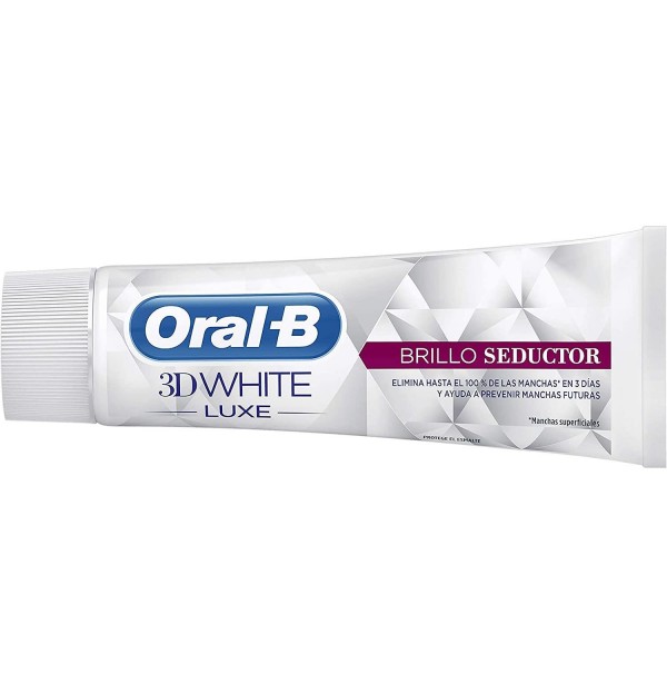 Oral-B 3Dwhite Pasta Dental Luxe Brillo Seductor (1 Envase 75 Ml)
