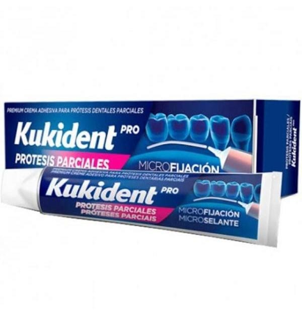 Kukident Pro Parciales Microfijacion - Crema Adh Protesis Dental (40 G)