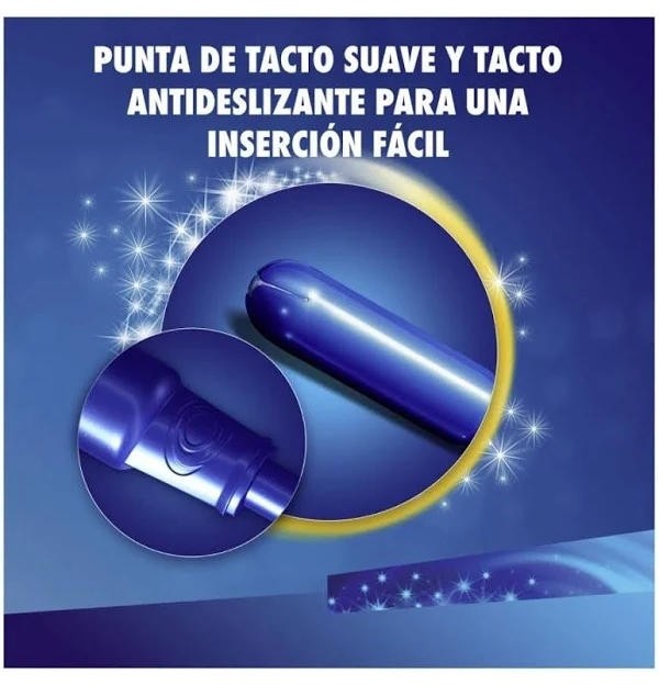 Tampax Compak Pearl Tampon 100%Algodon (Super 16 U)