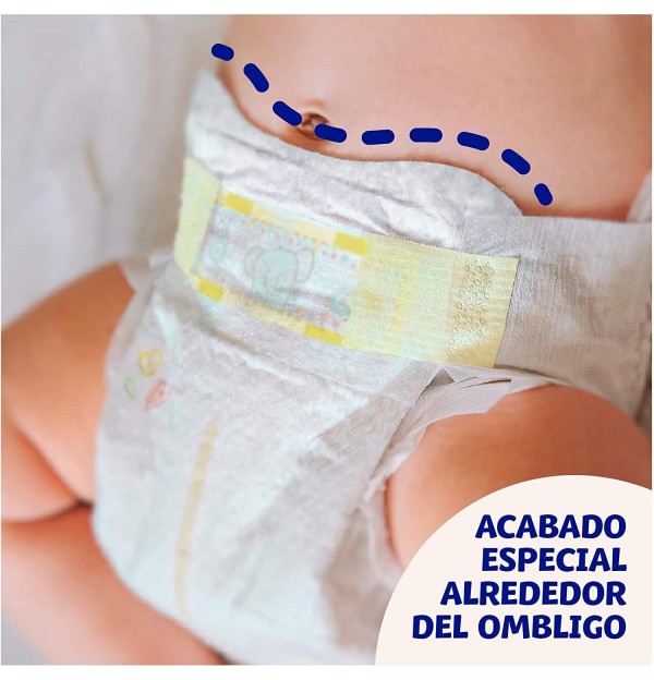 Pañal Infantil Dodot Protection Plus Sensitive T2 4-8 Kg, 34 ud. - Samforlab