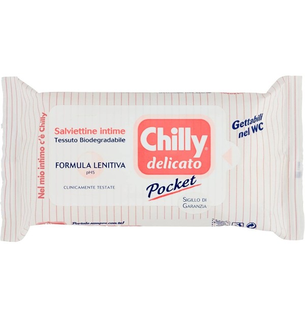 Chilly Pocket Delicado Higiene Intima Toallitas (12 Toallitas)