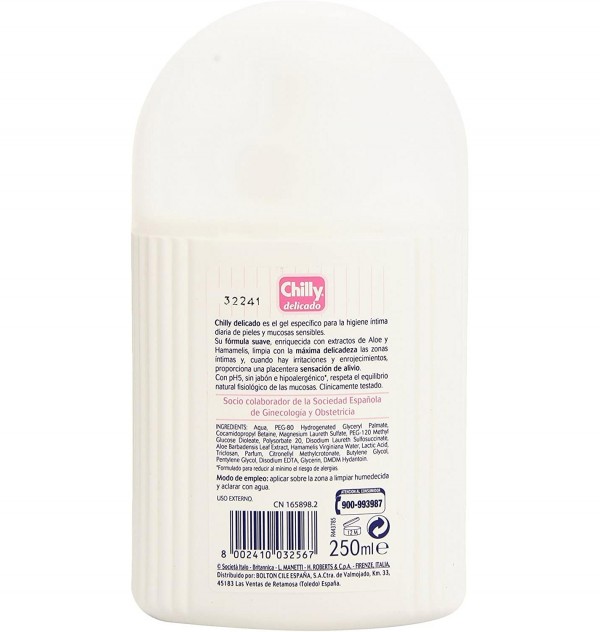 Chilly Delicado Higiene Intima (1 Envase 250 Ml)