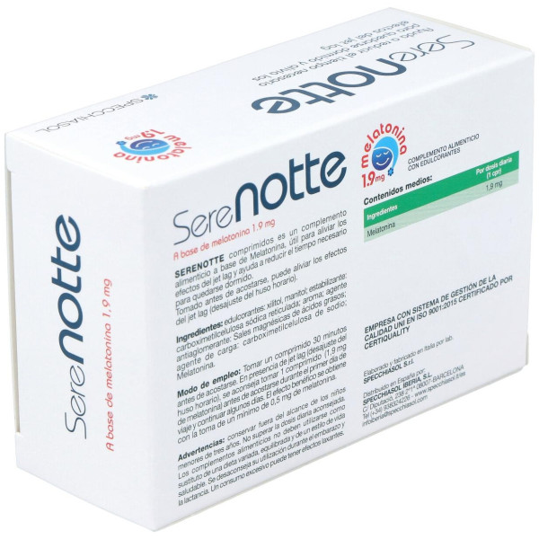 Spechiasol Serenotte Melatonina 1,9Mg 60Comp