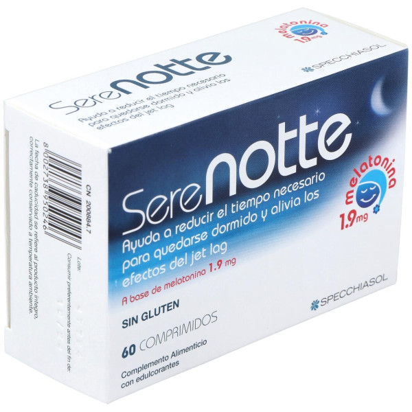 Spechiasol Serenotte Melatonina 1,9Mg 60Comp