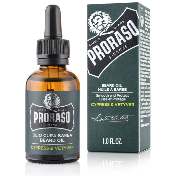 Cypress Y Vetyver Aceite Para Barba 30 Ml