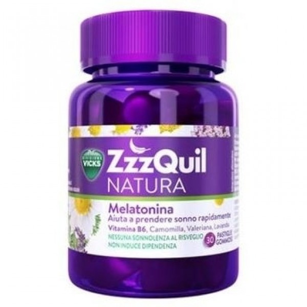 Zzzquil Natura Gummies Plátano Y Mango De Melatonina 1Mg Y Valeriana 60U.