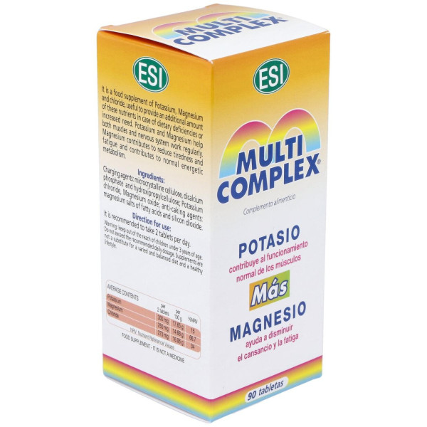 Multicomplex Potasio-Magnesio 90Comp.