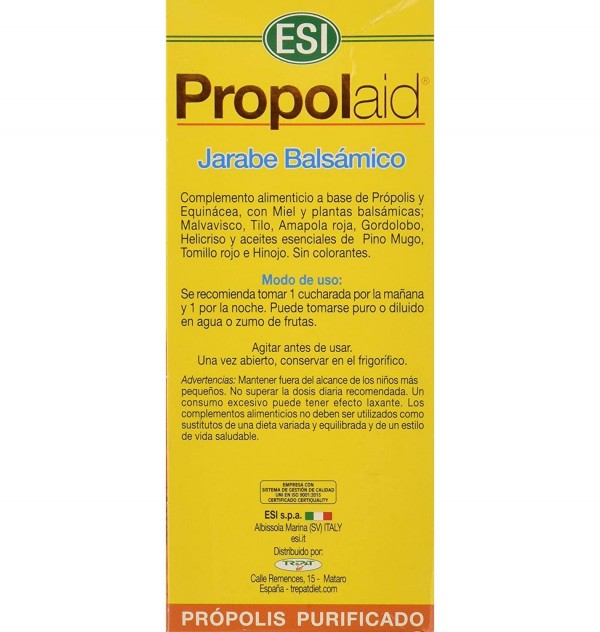 Propolaid Jarabe Balsamico (1 Envase 180 Ml)