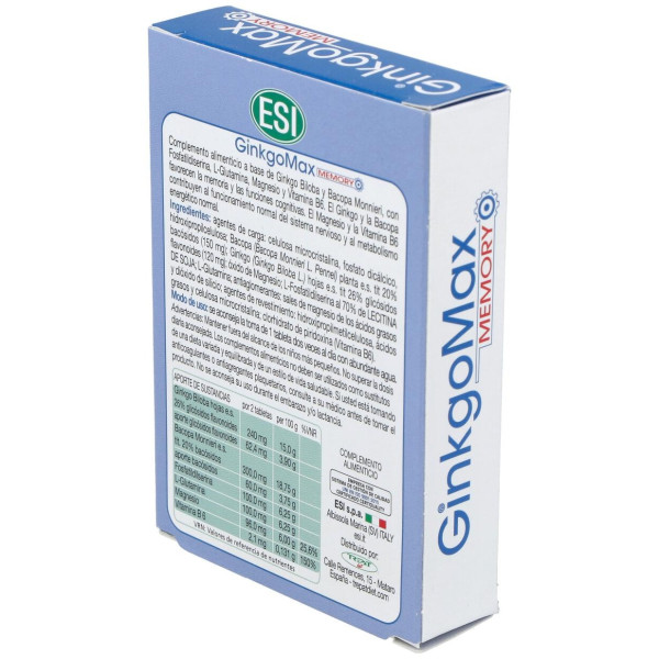 Trepatdiet Ginkgomax Memory 30 Tabletas