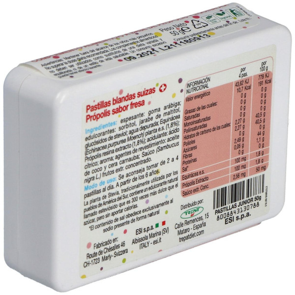 Propolaid Junior Pastilla Blanda Fresa 50 G