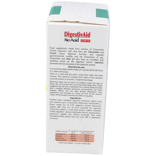 Digestivaid No Acid Forte Pocket Drink 16Sbrs.