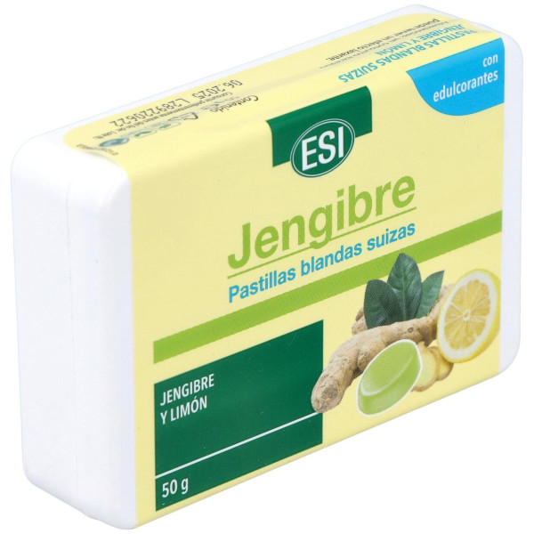 Esi Pastillas Blandas Suizas De Jengibre Y Limon 50G