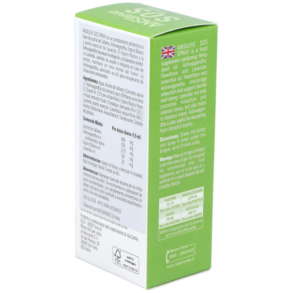 Ansileve Sos Spray 30Ml. Sg Vegan