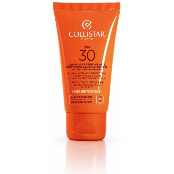 Crema Rostro Bronceadora Protección Global Antiedad Spf30 50 Ml
