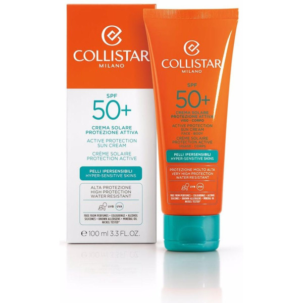 Crema Solar Protección Activa Rostro-Cuerpo Spf50+ 100 Ml