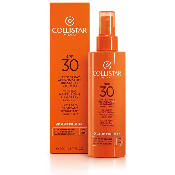 Collistar Spray Bronceador Leche Hidratante Spf30+ 200Ml