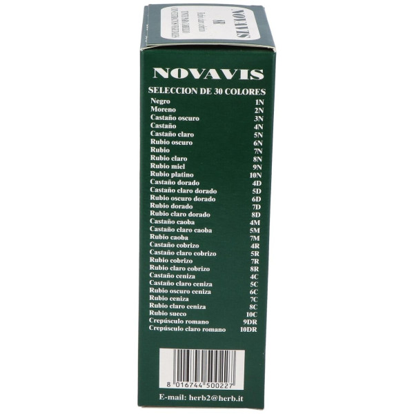 Tinte Novavis 8R Rubio Claro Cobrizo 120Ml. 2