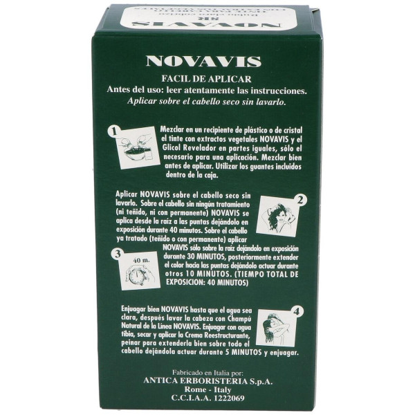 Tinte Novavis 8R Rubio Claro Cobrizo 120Ml. 2