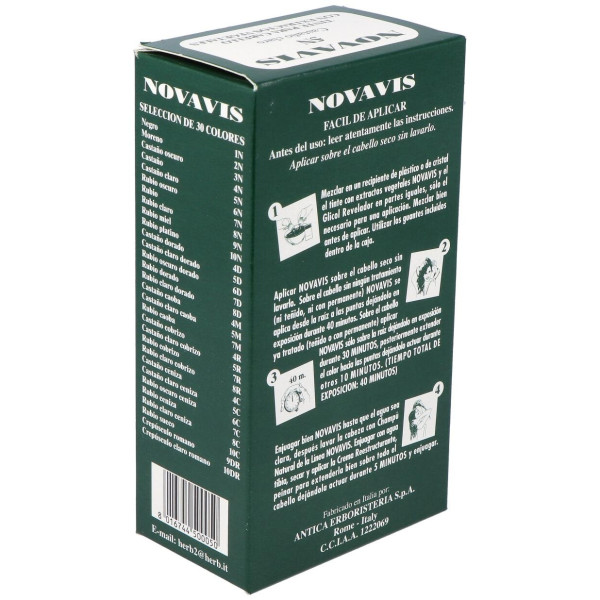 Tinte Novavis 5N Castaño Claro 120Ml