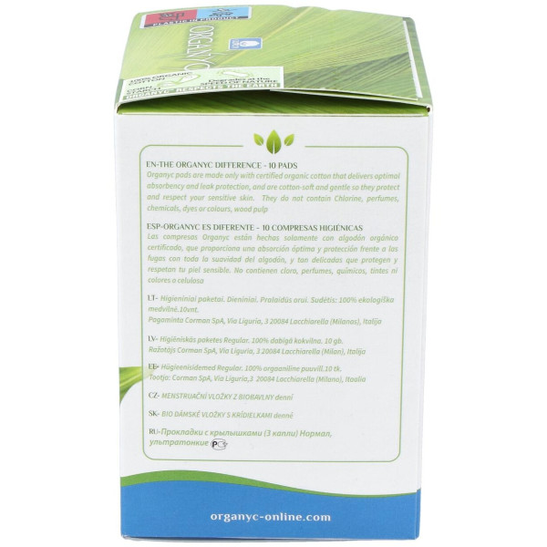 Compresas Con Alas De Dia 10Ud.