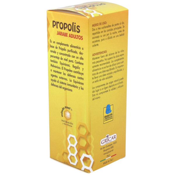 Propolis+Ecninacea Jarabe Adultos 200Ml. Gricar