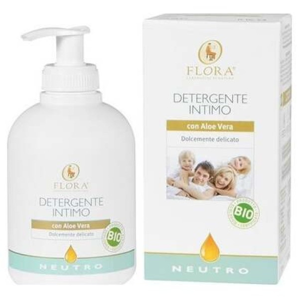 Flora Gel Intimo Neutro Con Aloe Vera 250Ml