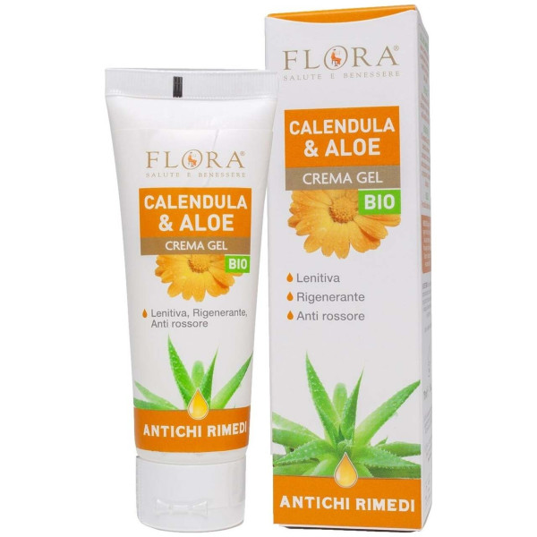 Flora Crema Calmante Irritaciones Calendula Aloe Vera 75Ml