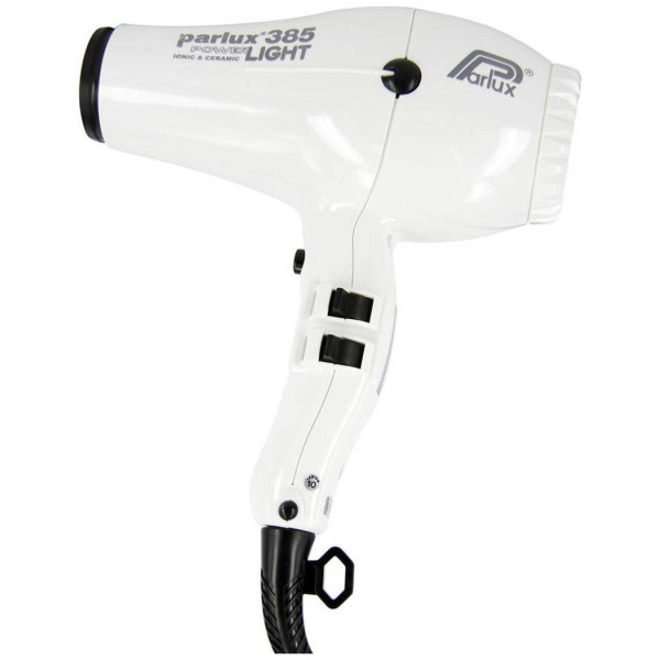 Parlux Hair Dryer 385 Power Light Ionic Y Ceramic White 1Ud