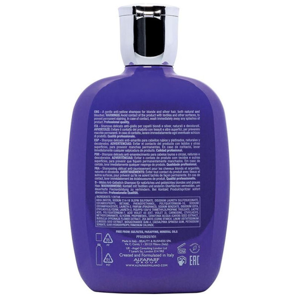 Semi Di Lino Blonde Y Silver Low Shampoo 250 Ml