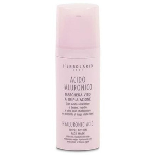 L'Erbolario Acido Hialuronico Mascara Facial Triple Accion 50Ml
