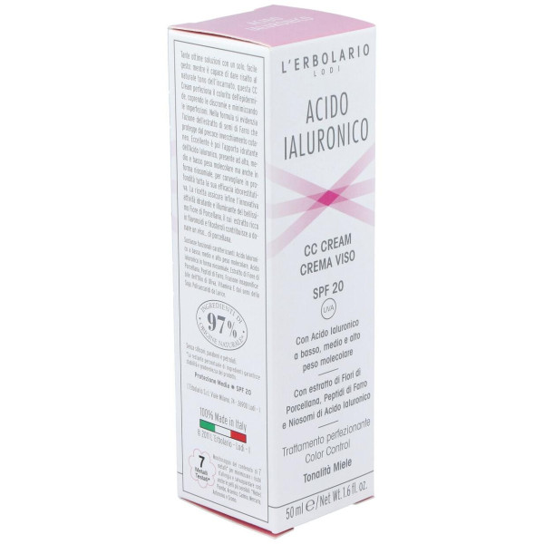 Acido Hialuronico Cc Crema Tono Miel 50Ml.
