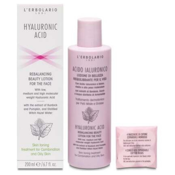 L'Erbolario Ácido Hialurónico Loción Facial Reequilibrante 200Ml
