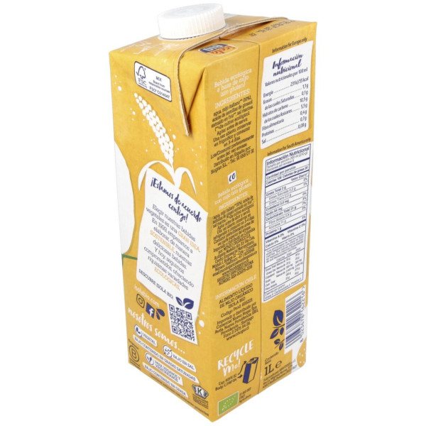 Bebida Vegetal De Mijo 1Lt 6Uds.