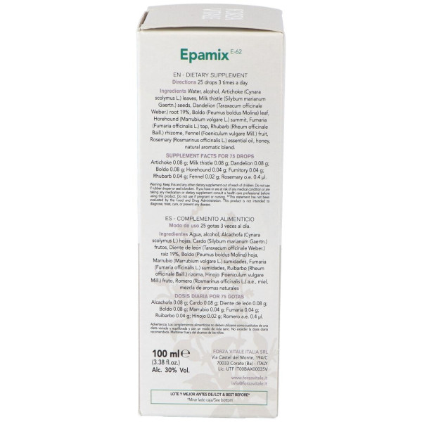 Epamix Tarassaco Plus (Diente De Leon) Ext. 100Ml.