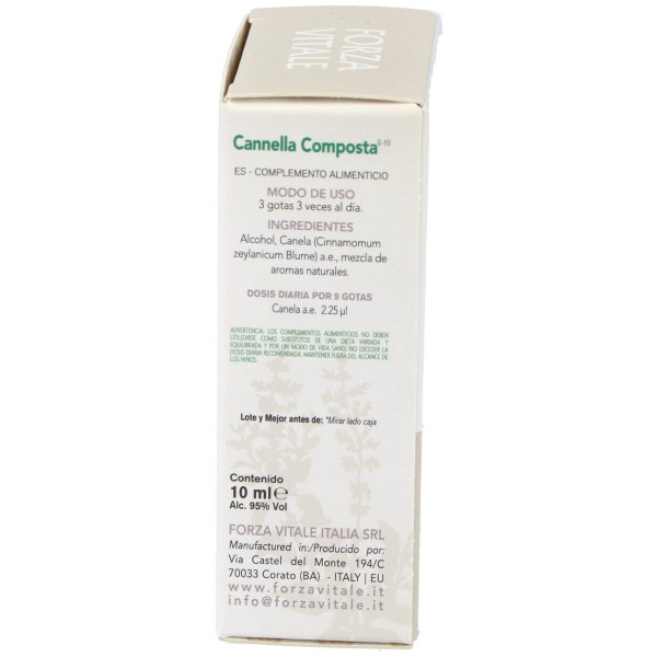 Canela Composta (Plata) Metal Espagirico 10Ml.