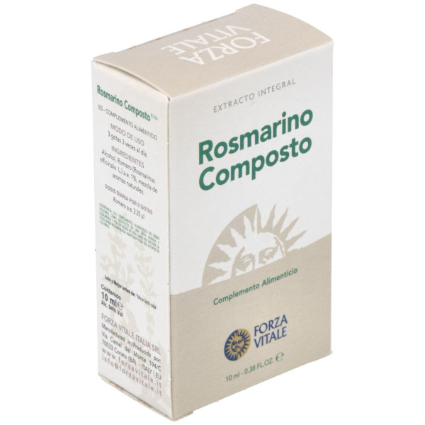 Rosmarino Composto (plomo) Metal Espagirico 10ml - Forza Vitale