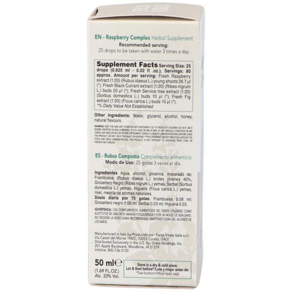 Rubus Composto Extracto 50Ml.