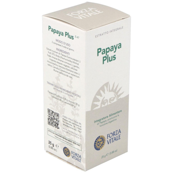 Papaya Plus 25gr.comprimidos - Forza Vitale