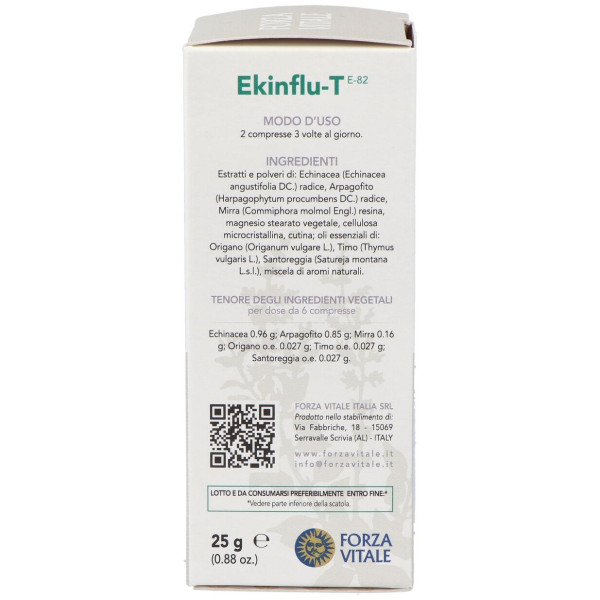 Ekinflu-T Defensas 25Gr.Comprimidos