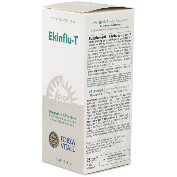 Ekinflu-T Defensas 25Gr.Comprimidos