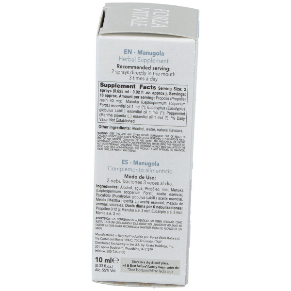Manugola Extracto 10ml - Forza Vitale
