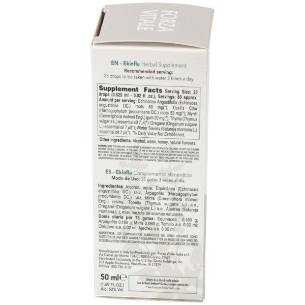 Ekinflu Extracto 50ml - Forza Vitale
