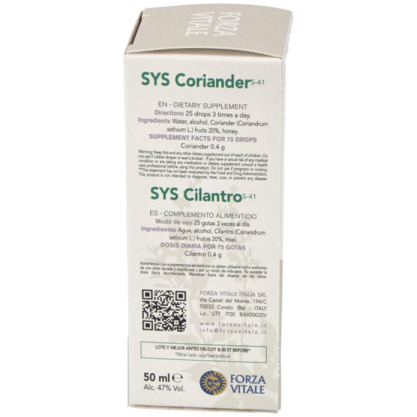 Sys.Coriandolo (Cilantro) 50Ml.