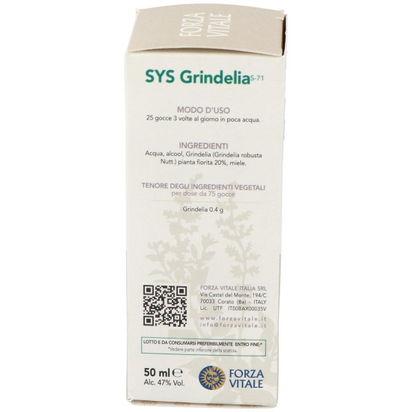 Sys.grindelia 50ml - Forza Vitale