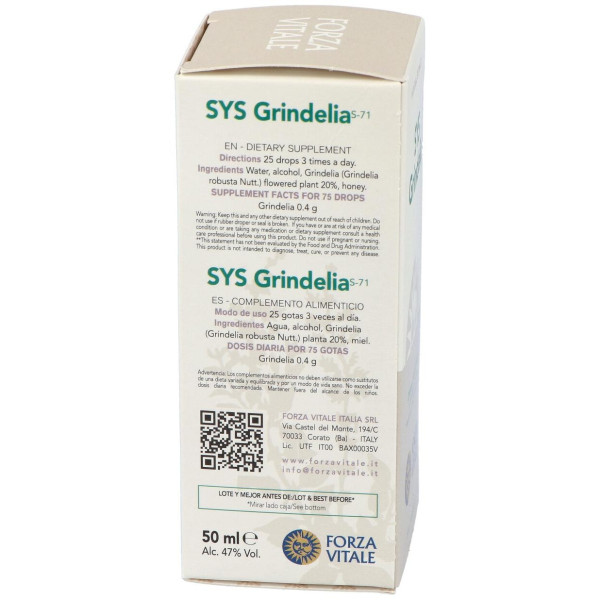 Sys.grindelia 50ml - Forza Vitale